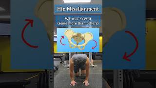 Hip Hike  Exercise for Hip Alignment  Can be done almost anywhere exercise fitness gym lowback [upl. by Tadeas]