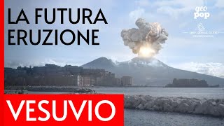 LA FUTURA ERUZIONE DEL VESUVIO  animazione realistica per un messaggio di PREVENZIONE [upl. by Stone]