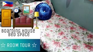 ROOM TOUR  BED SPACE TOUR SA BOARDING HOUSE [upl. by Nifares]