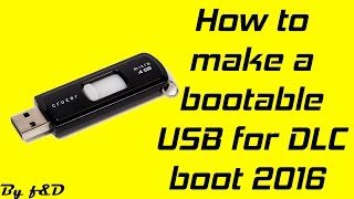 How to run DLC boot v31 from USB flash drive 2016 Best alternative for Hirens Boot CD 152 [upl. by Fernyak]