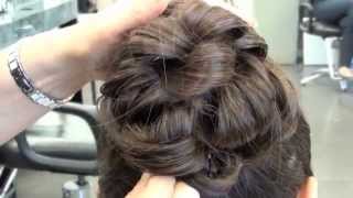 Updo Hairstyle easy beginner [upl. by Necila]