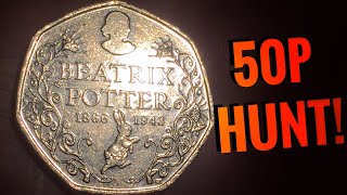 Rare 50p Coin Hunting £250 110 [upl. by Hamlen405]