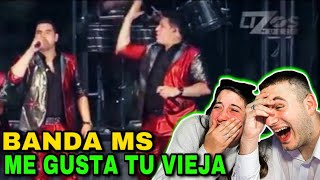 🇪🇸 ESPAÑOLES REACCIONAN a BANDA MS  ME GUSTA TU VIEJA 🇲🇽 😂 😱 no puede serrrrr [upl. by Aneeg270]