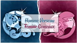 Homme Verseaux ♒ Femme Gémeaux ♊  Compatibilité Amoureuse [upl. by Yazbak]