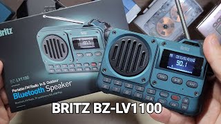 Britz BZLV1100 Bluetooth Speaker Radio [upl. by Boar]