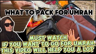 What To Pack For Umrah  Umrah Packing For Ladies [upl. by Emirej]