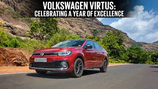 Volkswagen Virtus Celebrating a Year of Excellence  Branded Content  Autocar India [upl. by Hajidahk]