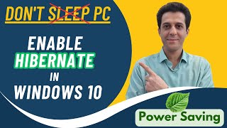 How To Enable Hibernate in Windows 10 And Add It To Power Menu [upl. by Rabka]