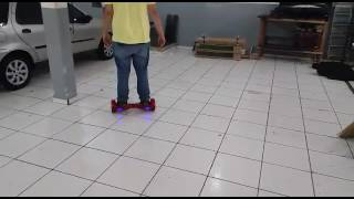 Skate Elétrico Hoverboard GoalPro Rodas 65quot Bluetooth e Led [upl. by Sale]