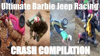 The ULTIMATE Barbie Jeep Racing Crash Compilation  Over 150 crashes and highlights [upl. by Maxi126]