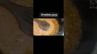 Omelette Pizza Recipe shorts pizza omelette [upl. by Ahseile]