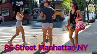 Manhattan Nueva York 86 Street walkingtour travel [upl. by Edsel161]