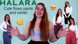 Halara Try On Haul  Massive Spring Haul  Flowy Pants For Everyone [upl. by Yousuf404]