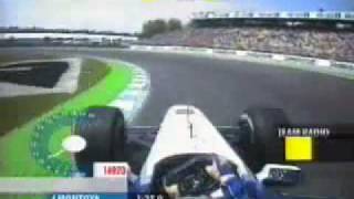 First Pole of JP Montoya in F1 2001 Subtitles Team radio [upl. by Alet870]