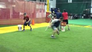 Infield reaction drill [upl. by Dunseath]