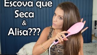 Escova Elétrica que Alisa e Seca o Cabelo por Joyce Vignochi [upl. by Euqinna]