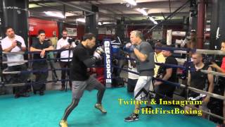 Ruslan Provodnikov Gleasons Open Workout For 614 [upl. by Yeldnarb]