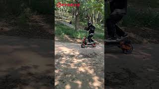 🛴5600 Watt Off Road Electric Scooter Fast Ride with EFGBIKE ES06 Dual Motor Escooter offroadscooter [upl. by Akinehs]