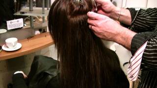 Hair Extensions Great Lengths Cold Fusion Demonstration  London Covent Garden [upl. by Piselli]