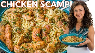 Easy CHICKEN SCAMPI Recipe [upl. by Madriene]