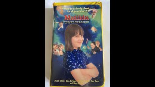 Opening to Matilda VHS 1996 [upl. by Ainad797]