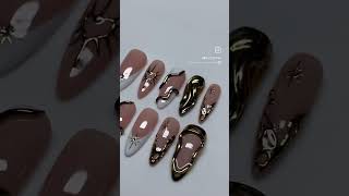 Idee e colori Unghie autunnali 2024 🍂🍂💅 tendenze idee e colori Unghie autunno 🍂💅 autumnnails [upl. by Heidie]