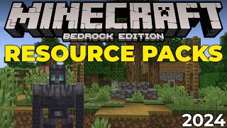 How To Get Texture Packs for Minecraft Bedrock 2024 [upl. by Dane81]