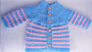 Baby sweater बनाइए  6 Month to 1 Years Part1 shriharicrochetknitting [upl. by Doreen]