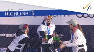 Highlights Sadowski Synnott delights in Slopestyle at Spindleruv FIS Snowboard [upl. by Ahsekram]