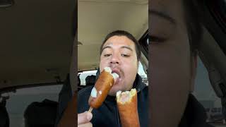 Corn dog 🐕 is bussin food subscribe corndog [upl. by Niklaus]