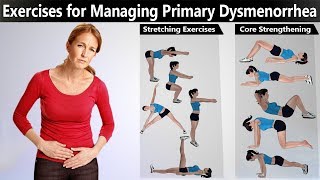 8 Best Exercises for Primary Dysmenorrhea [upl. by Aletsirc]