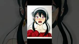 Yor forger drawing  spyxfamily anime art tiktok lainahsart shorts [upl. by Suivart]