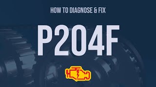 How to Diagnose and Fix P204F Engine Code  OBD II Trouble Code Explain [upl. by Esele137]