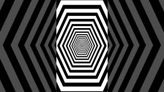 Monochrome Hypnosis  A Mesmerising Black White Illusion shorts illustration [upl. by Partan]