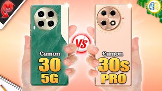 Tecno Camon 30 vs Tecno Camon 30s Pro⚡Full Review [upl. by Aliemaj]