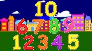 Numbers Song  Ten Little Numbers  Kids And Childrens Song [upl. by Court]