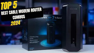 Best Cable Modem Router Combos 2024 [upl. by Anitan208]