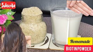 Homemade biotin powder recipe for hair growth  Biotin for nails skinhair biotinpowder [upl. by Assennej826]