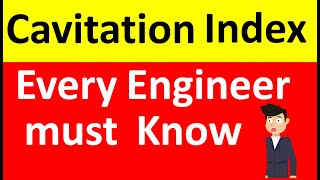 What is CAVITATION INDEX for Control Valve ISA RP 7523  Flashing amp Cavitation in control valve [upl. by Kieryt]