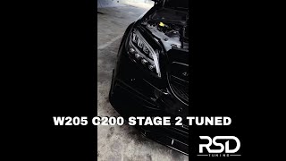 W205 C200 STAGE 2 TUNED Shorts RSDTuning [upl. by Henryson831]