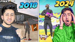 Old Free Fire 2017 Vs 2024 Searching Old Players Today Are They Still Playing Free Fire [upl. by Niraa821]