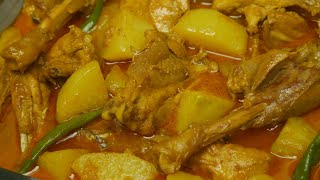 Turnip with Chicken । শালগম মুরগির মাংস । Chicken recipe । Ingredients in English [upl. by Ivetts]