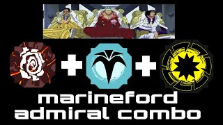 Magma  shiro glacier  pika senko One piece admiral combo  Shinobi life 2 combos [upl. by Einnus]