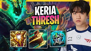 LEARN HOW TO PLAY THRESH SUPPORT LIKE A PRO  T1 Keria Plays Thresh Support vs Maokai Season 2024 [upl. by Ytsanyd]