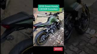 Owners 2018 Green Honda CB150R Exmotion [upl. by Yasmar720]