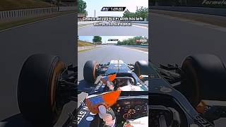 Checo drives with a Mirror in his hand f1 f12024 [upl. by Euhc]