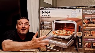 Unboxing the Ninja Woodfire Electric Artisan Pizza Maker amp BBQ Smoker PART ONE  Part 2  Making 🍕 [upl. by Leehar205]