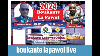 Boukante lapawol Live Sou radio mega Avec Guerrier Henry amp Ismael valestin  Mega LIVE0 09102024 [upl. by Bergman]