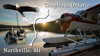 Flying to The Middle Of Nowhere Chapleau Ontario For A Week Of Fishing [upl. by Sukramaj]