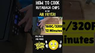 Air Fryer Rutabaga Chips shorts [upl. by Essirehs39]